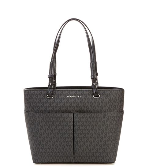 michael michael kors signature bedford top zip pocket tote|Michael Kors bedford satchel.